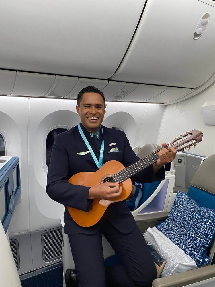 air tahiti nui male flight attendant