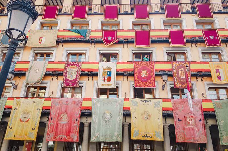 banners and flags at Toledo