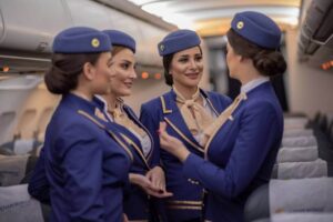 cham wings female flight attendants
