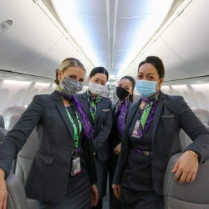 flair airlines female crews cabin
