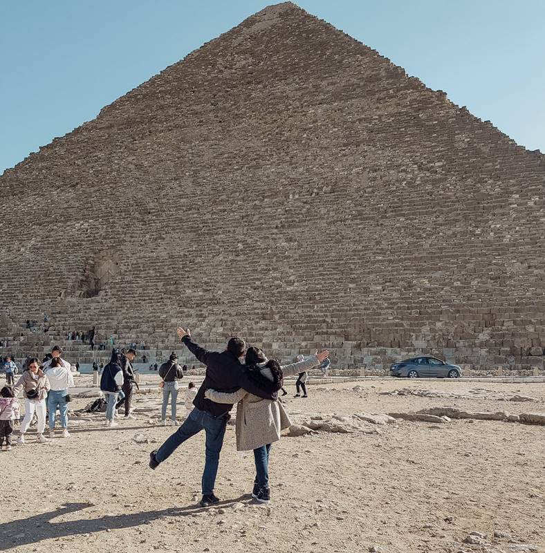 flight attendant visits egypt
