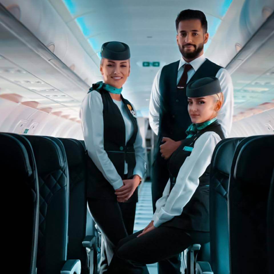 flynas flight attendants cabin