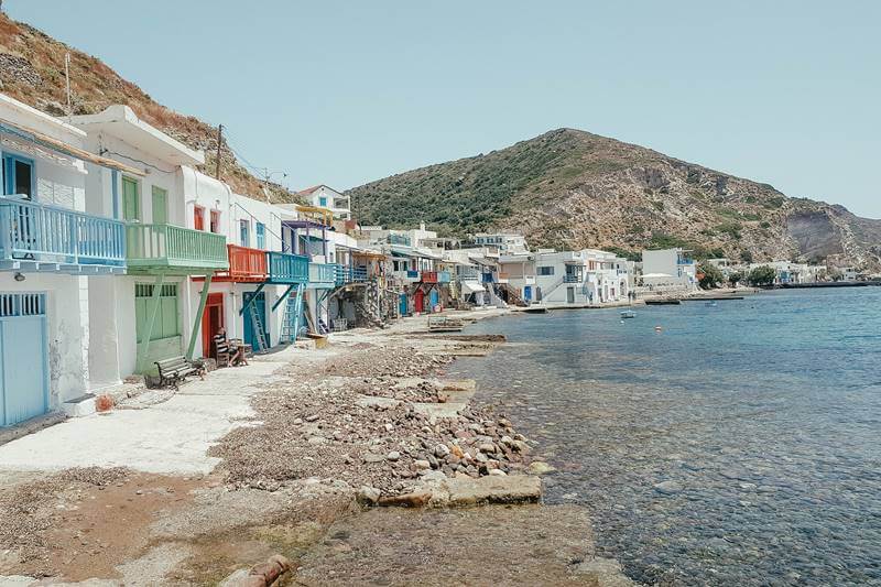 klima fishing village milos greece