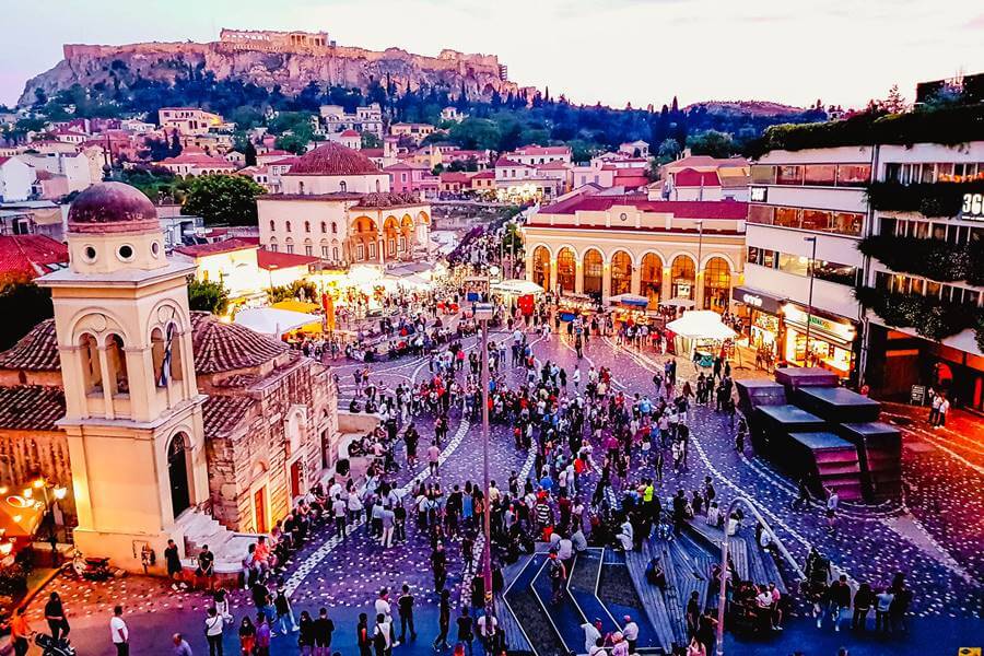 monastiraki square athens