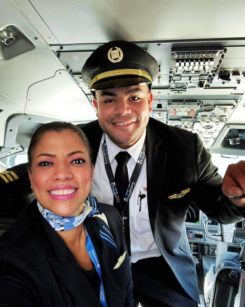 Copa Airlines cockpit photo