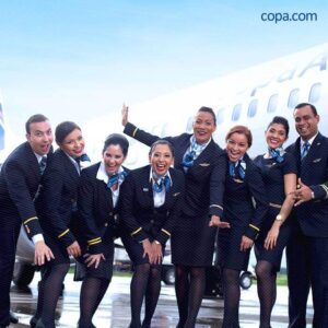 Copa Airlines full set flight attendants