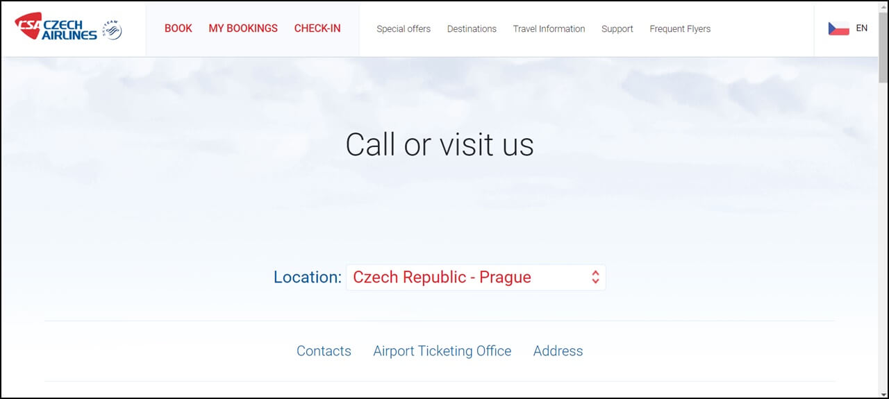 Czech Airlines Careers Page
