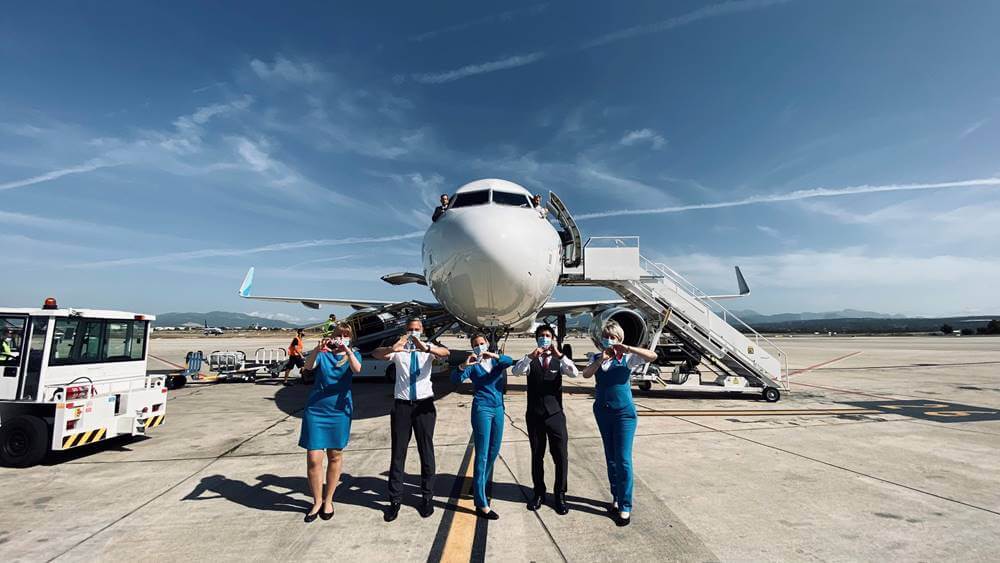 Eurowings cabin crews plane