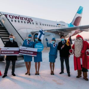 Eurowings santa and cabin crews