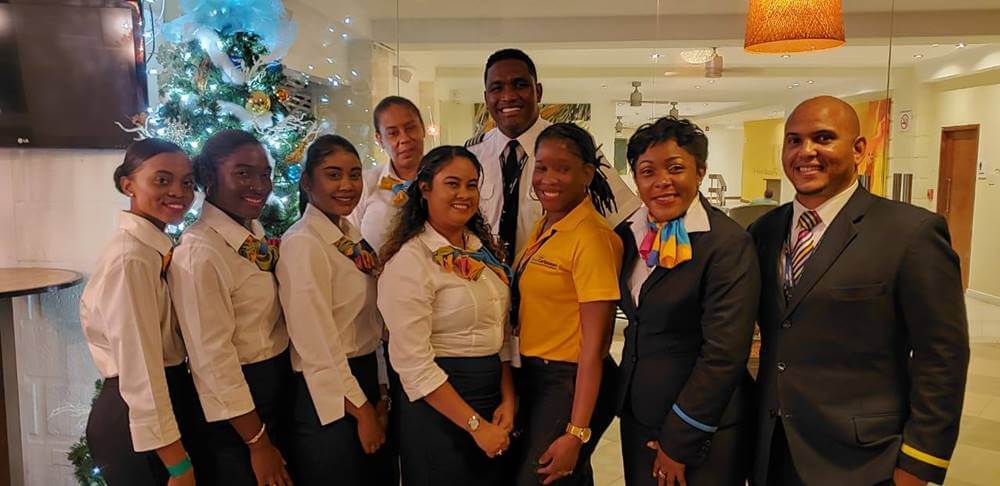 InterCaribbean flight attendants class photo