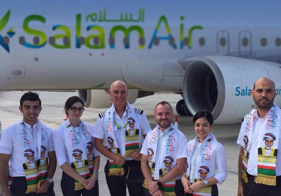 SalamAir flight and cabin crews