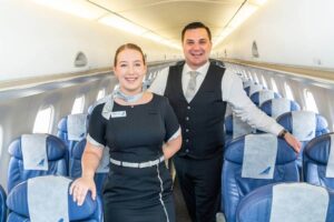 airnorth australia male and female flight cabin crew