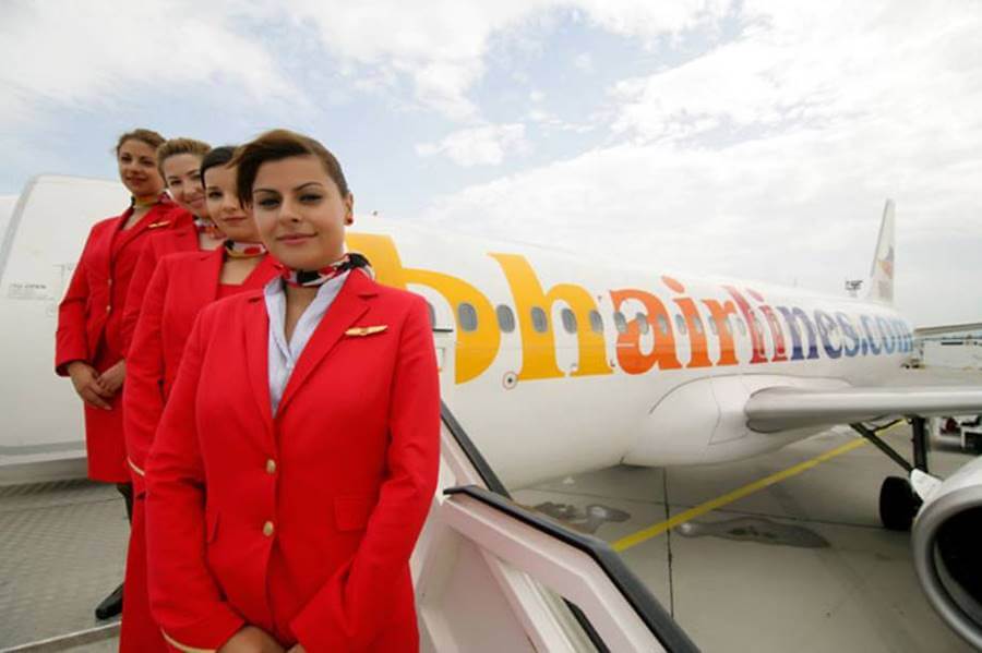 bh airlines flight attendant crew