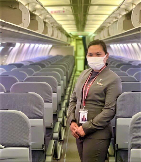 canadian north female flight attendant
