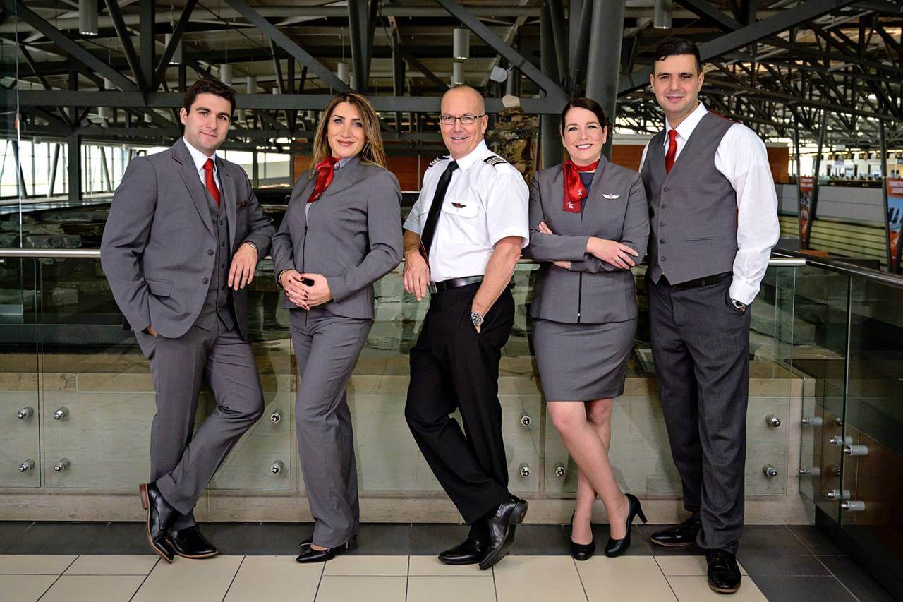 canadian north flight attendants in uniform