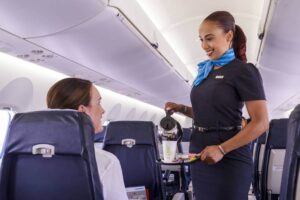 cobham female flight attendant