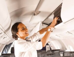 link airways female flight attendant
