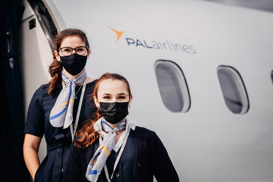 pal provincial airlines female crew