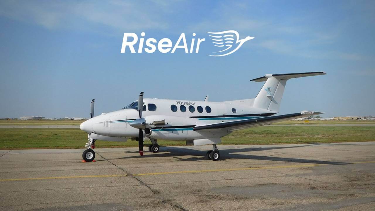 rise air plane in canada