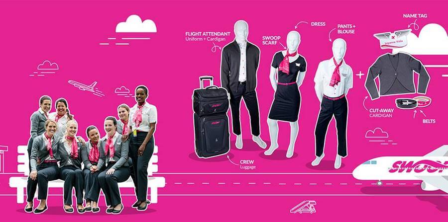 swoop flight attendant uniforms