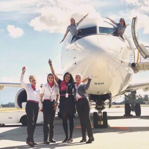 swoop women aviation