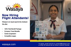 wasaya airways female cabin crew