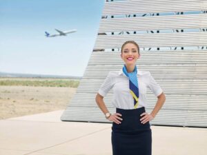 Aerolineas Argentinas smile female cabin crew job