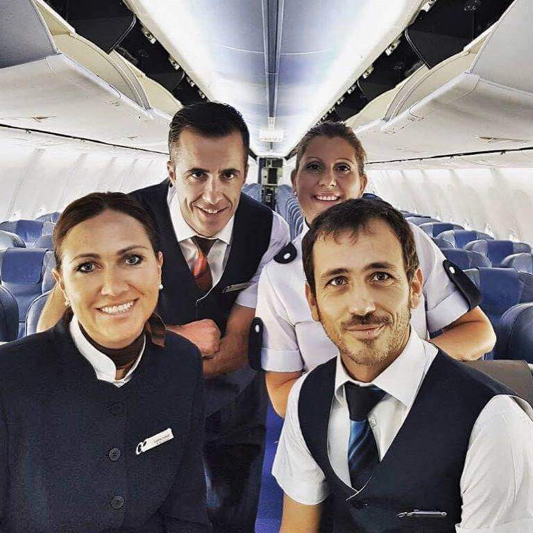Air Europa male and female crews