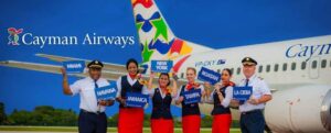 Cayman Airways pilots and cabin crews destinations banners