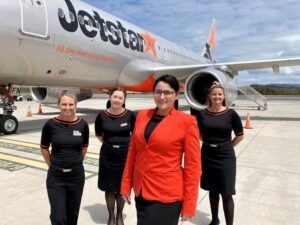 Jetstar Airways female flight attendants
