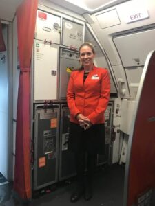 Jetstar Airways flight attendant galley