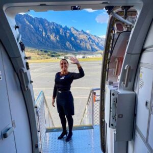 Jetstar Airways flight attendant view