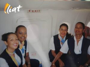 Liat female flight attendants