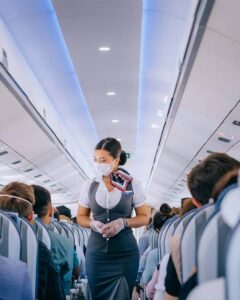 air astana female flight attendant
