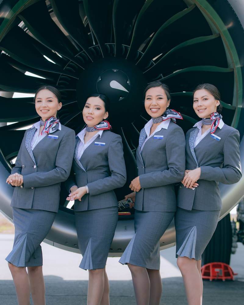 air astana female flight attendants