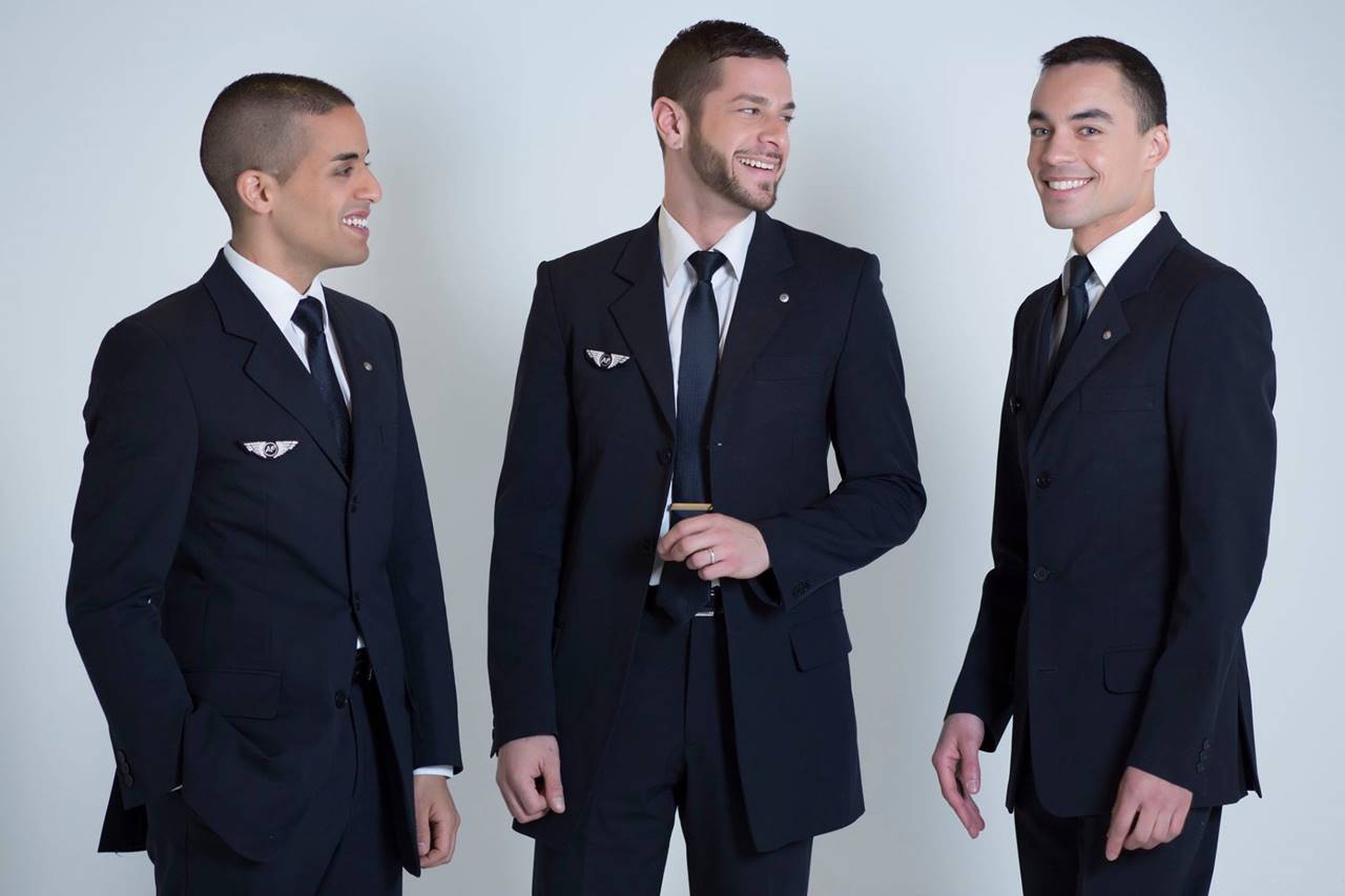 air france male flight attendant uniform