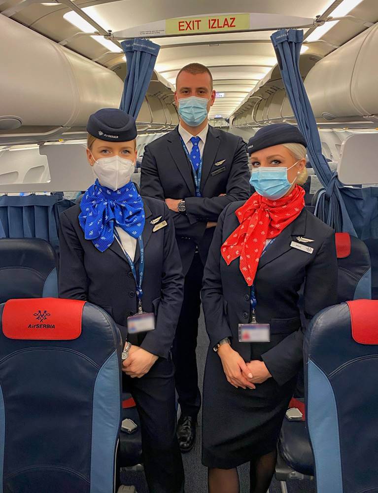 air serbia cabin crew job