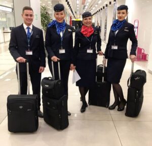 air serbia flight attendant uniform