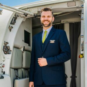 airbaltc male flight attendant