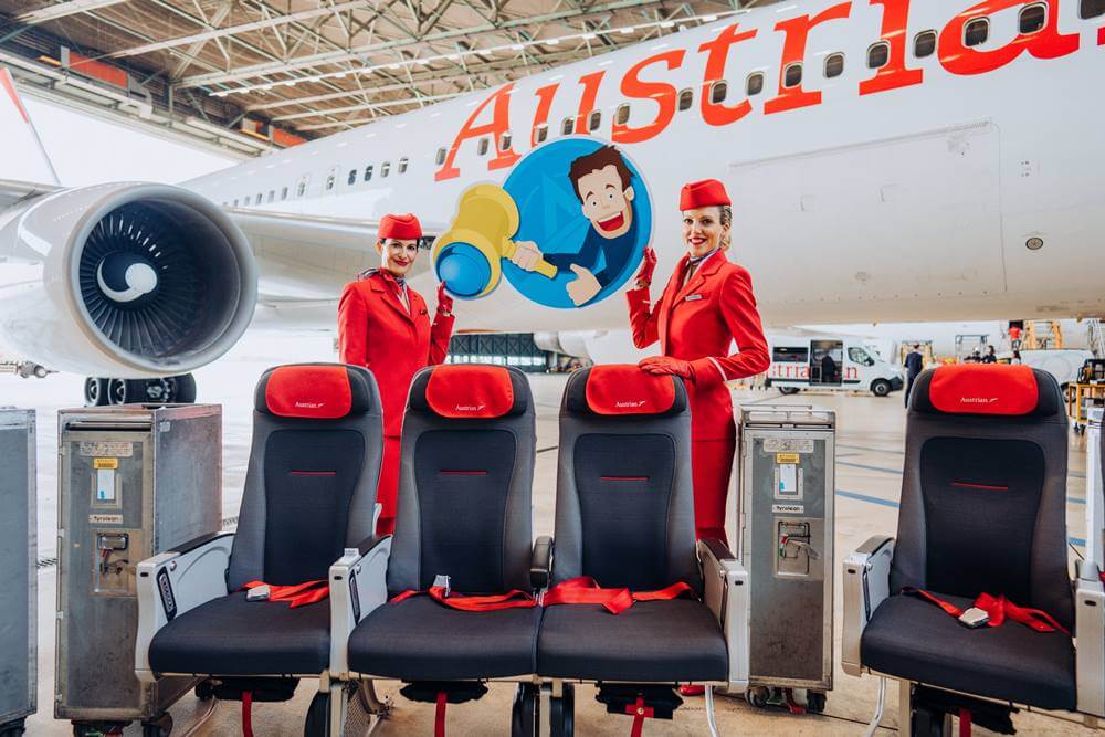 austrian female crew attendants