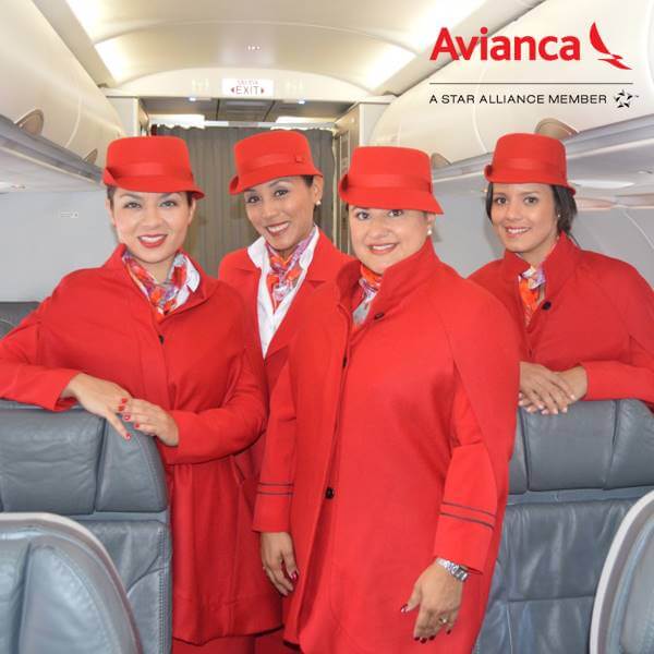 avianca female cabin crew