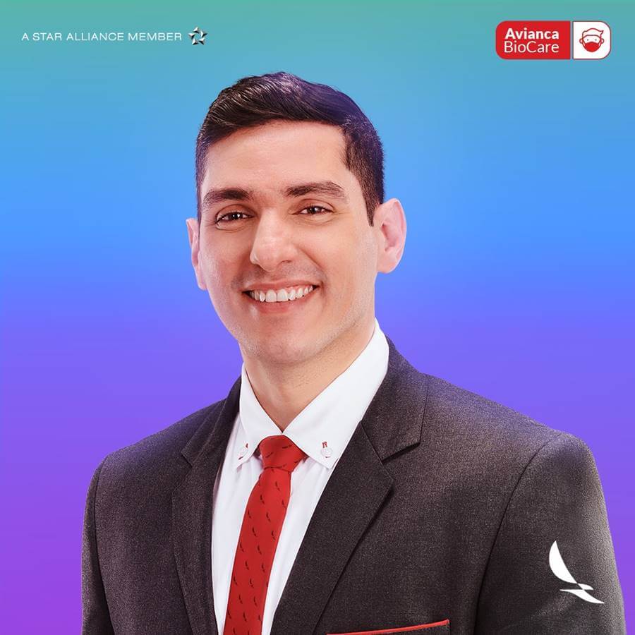 avianca male flight attendant