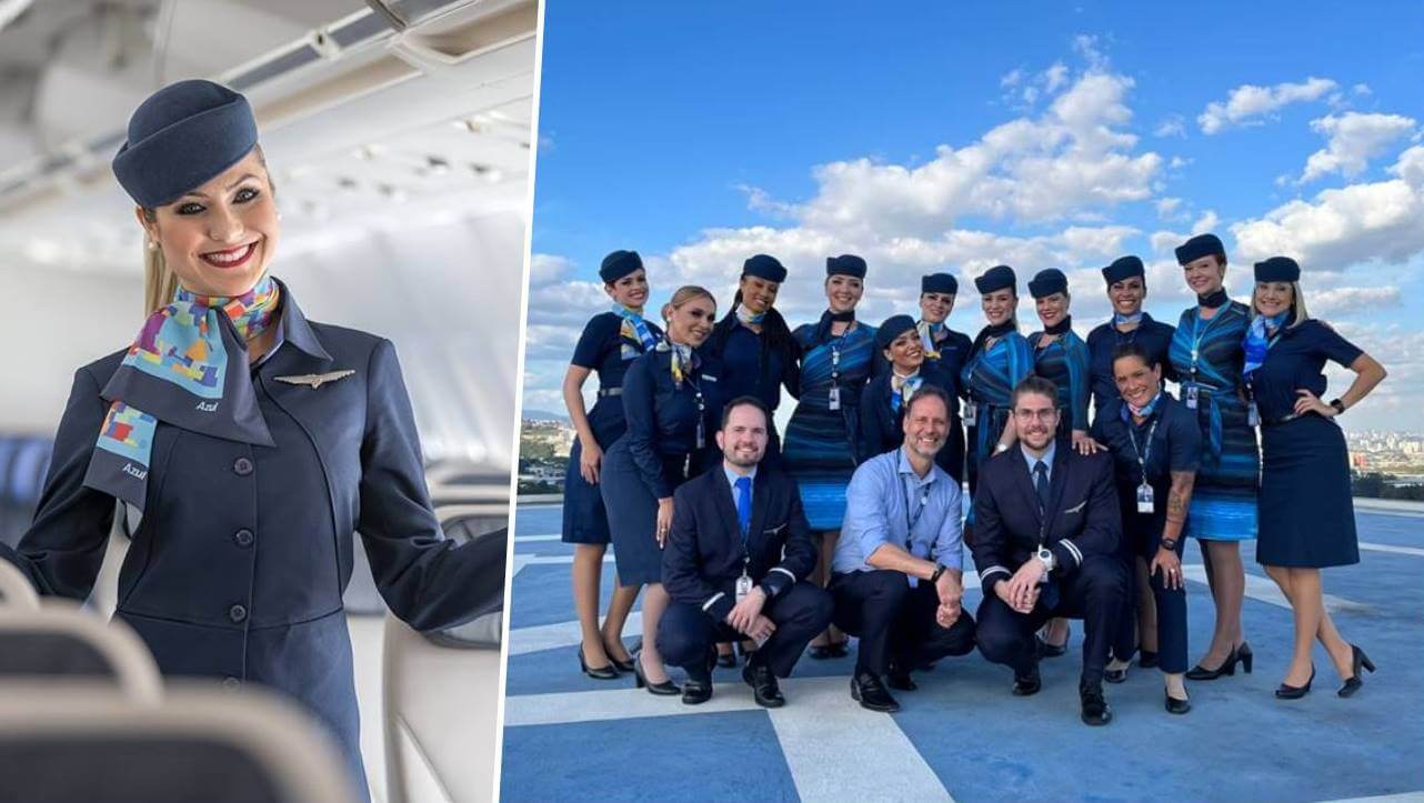 azul airlines brazilian flight attendants