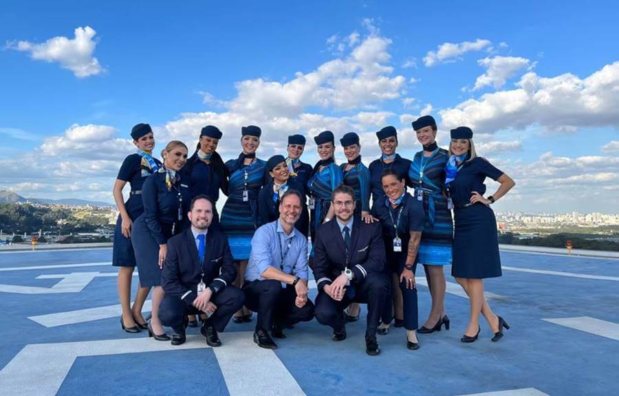 azul brazilian airlines team