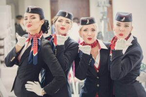 belavia belarusian airlines female crew