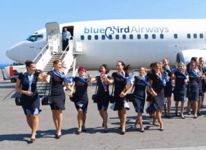 bluebird airways female flight attendant requirements