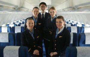 bluebird airways flight attendants smile