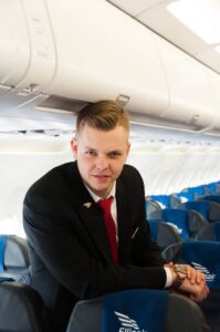 ellinair male flight attendant uniform