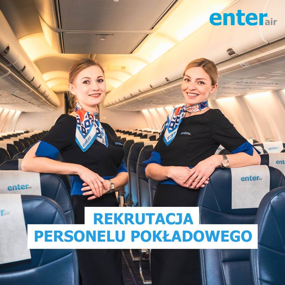 enter air female flight attendants poland