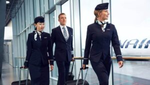 finnair-pilot-and-cabin-crew team